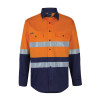 Orange Navy HI Vis Stretch Shirts
